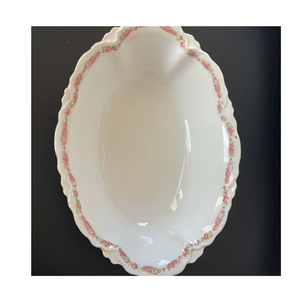 Vintage Large Oval Serving Bowl HG & Co. Bavaria German